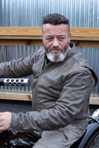 Milwaukee Leather MLM1503 Men's Distressed Brown Racer Motorcycle Vented Leather Rider Jacket