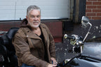 Milwaukee Leather MLM1511 Men's 'Vagabond' Vintage Crazy Horse' Brown Leather Jacket w/ Removable Hoodie