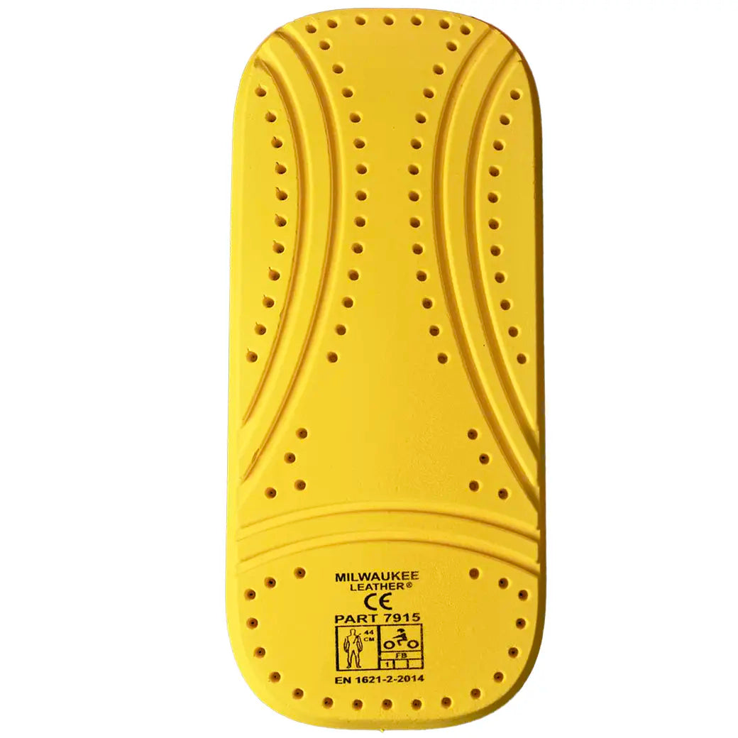 Milwaukee Leather MP7915 | 1PC CE Approved Back Armor for Motorcycle Armored Flannels or Jackets - Spine Protector