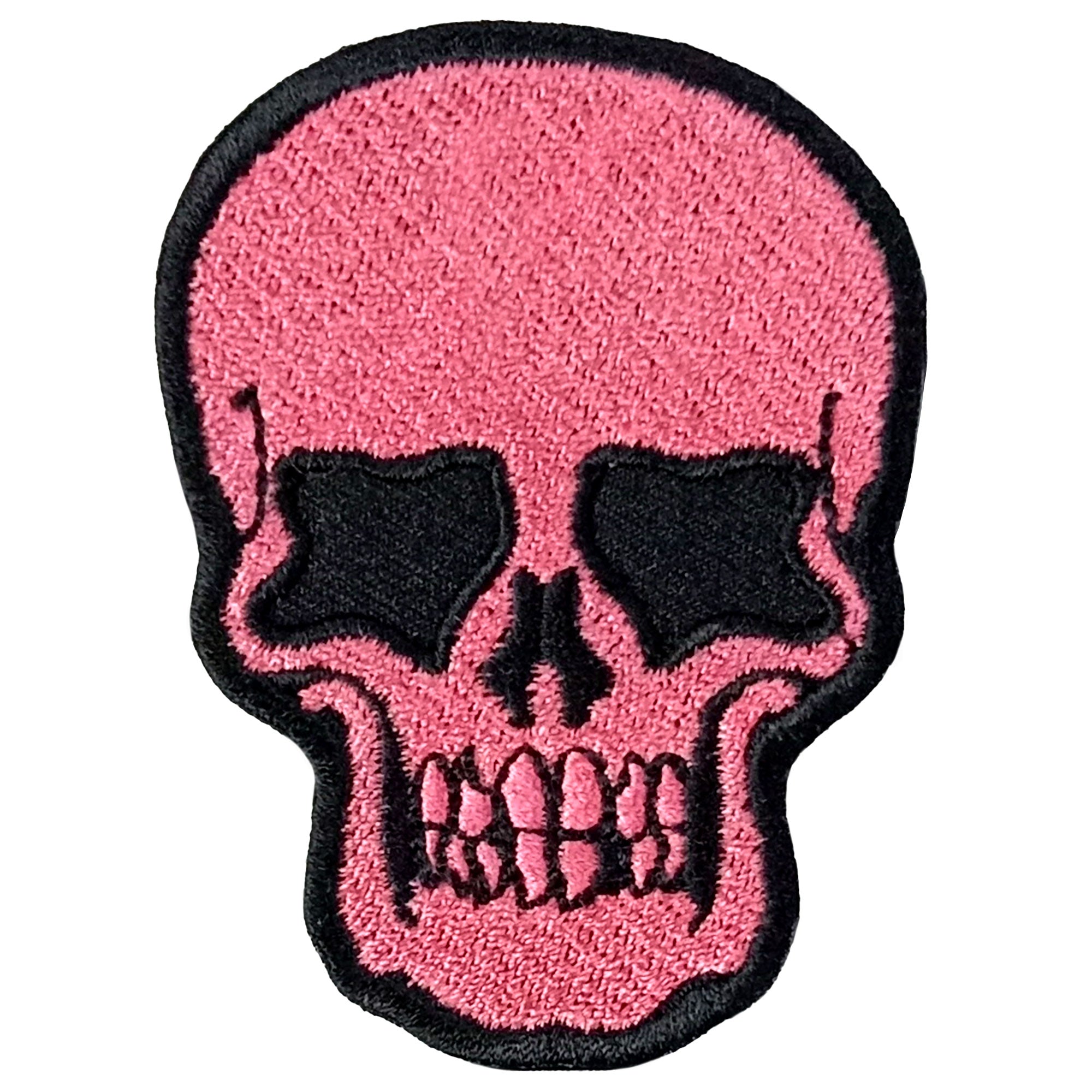 Hot Leathers Pink Tattoo Skull Embroidered Patch - Iron-On or Sew-On - PPA6430