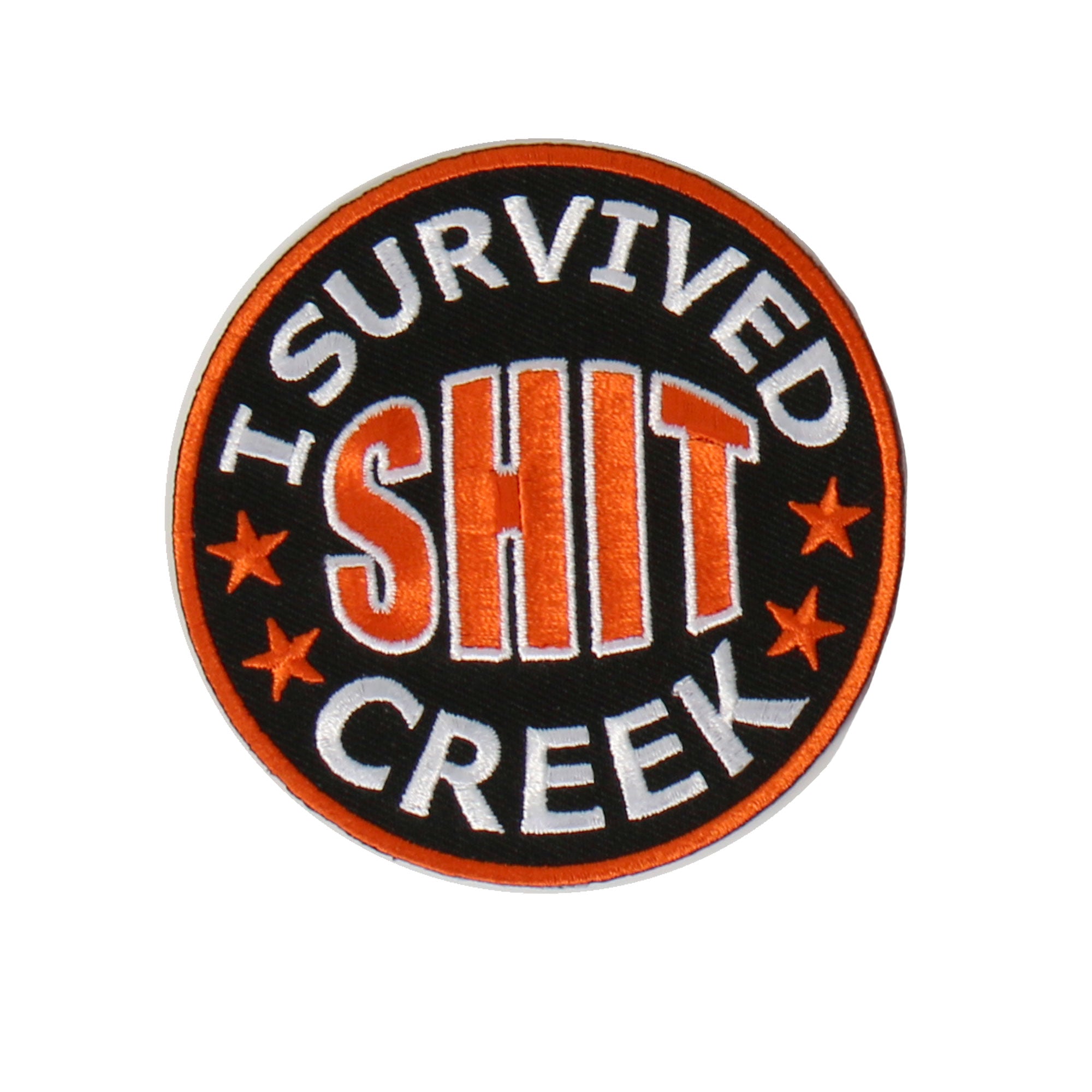 Hot Leathers Shit Creek Multi 4 Embroidered Patch - Iron-On or Sew-On - PPL9483