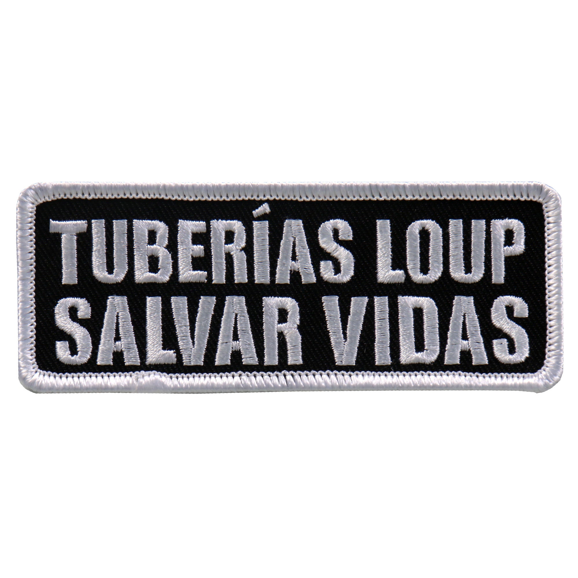 Hot Leathers Tuberias Loup Salvar 4"x2" Patch