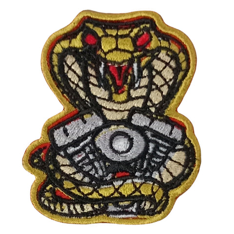 Hot Leathers KID COBRA MOTOR 2.3" x 3" Embroidered Patch