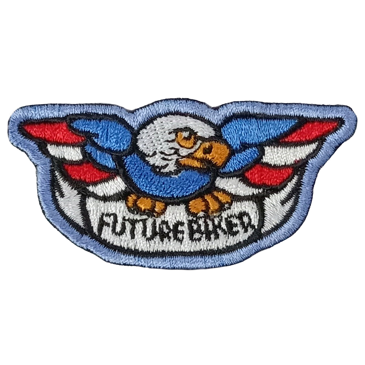 Hot Leathers KID EAGLE BANNER 2.5" x 1.2 Embroidered Patch