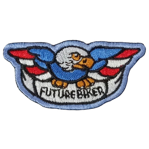 Hot Leathers KID EAGLE BANNER 2.5" x 1.2 Embroidered Patch