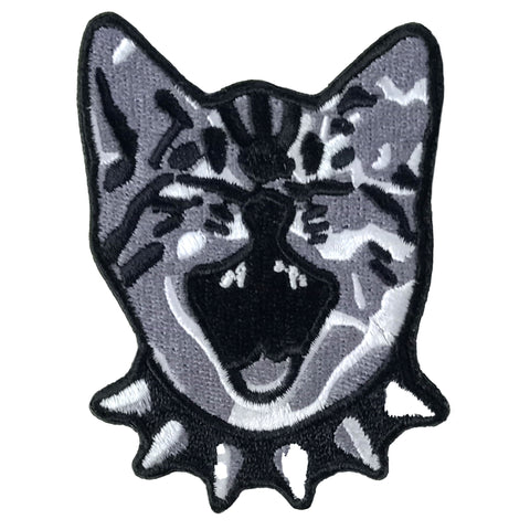 Hot Leathers CAT YELL 2.25 x 2.8 Embroidered Patch