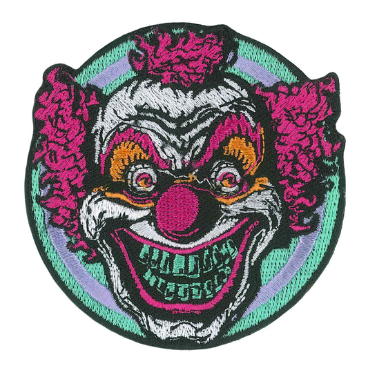 Hot Leathers CLOWN PURPLE 3 x 3" Embroidered Patch