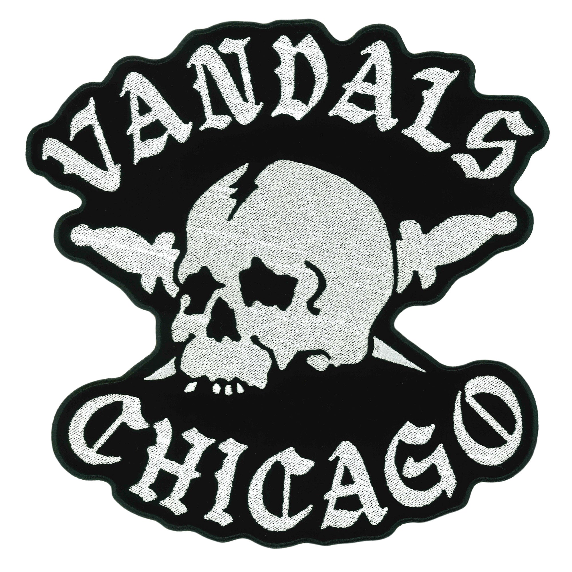 Hot Leathers Multi Vandels Chicago 11 Embroidered Patch - Iron-On or Sew-On - PPQ2659