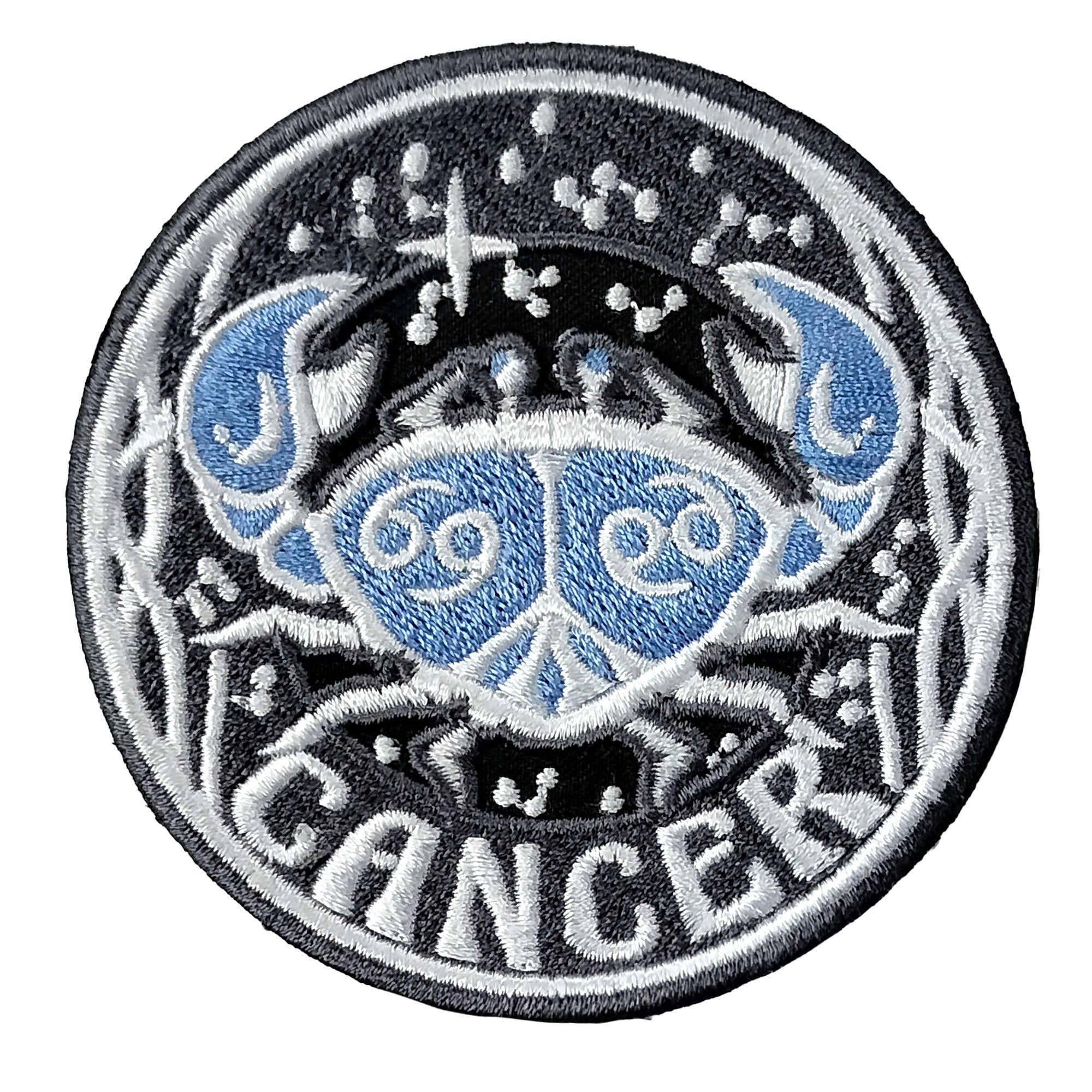 Hot Leathers Cancer Embroidered Patch - 3" x 3" - Iron-On or Sew-On - PPQ2880
