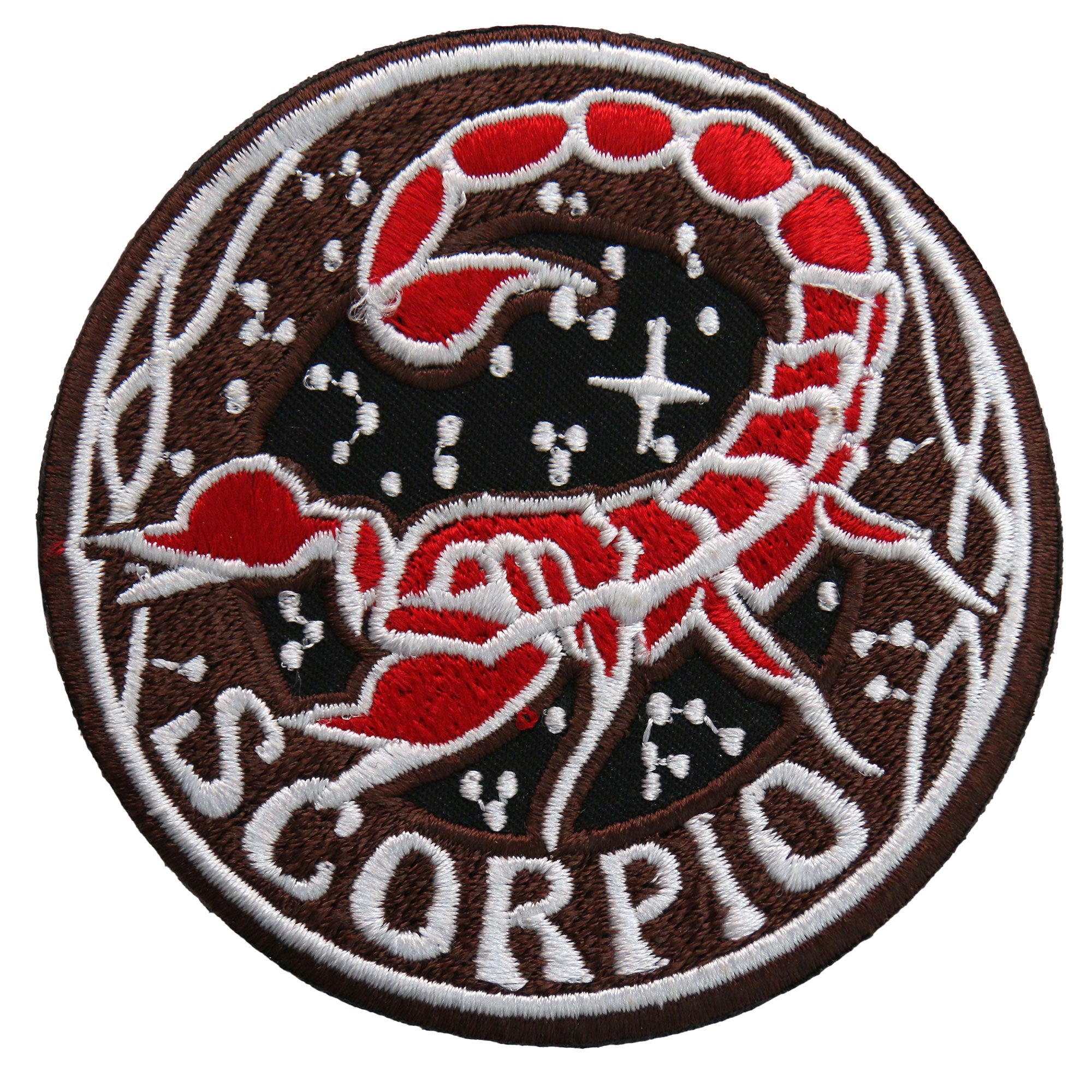 Hot Leathers Scorpio Embroidered Patch - 3" x 3" - Iron-On or Sew-On - PPQ2950