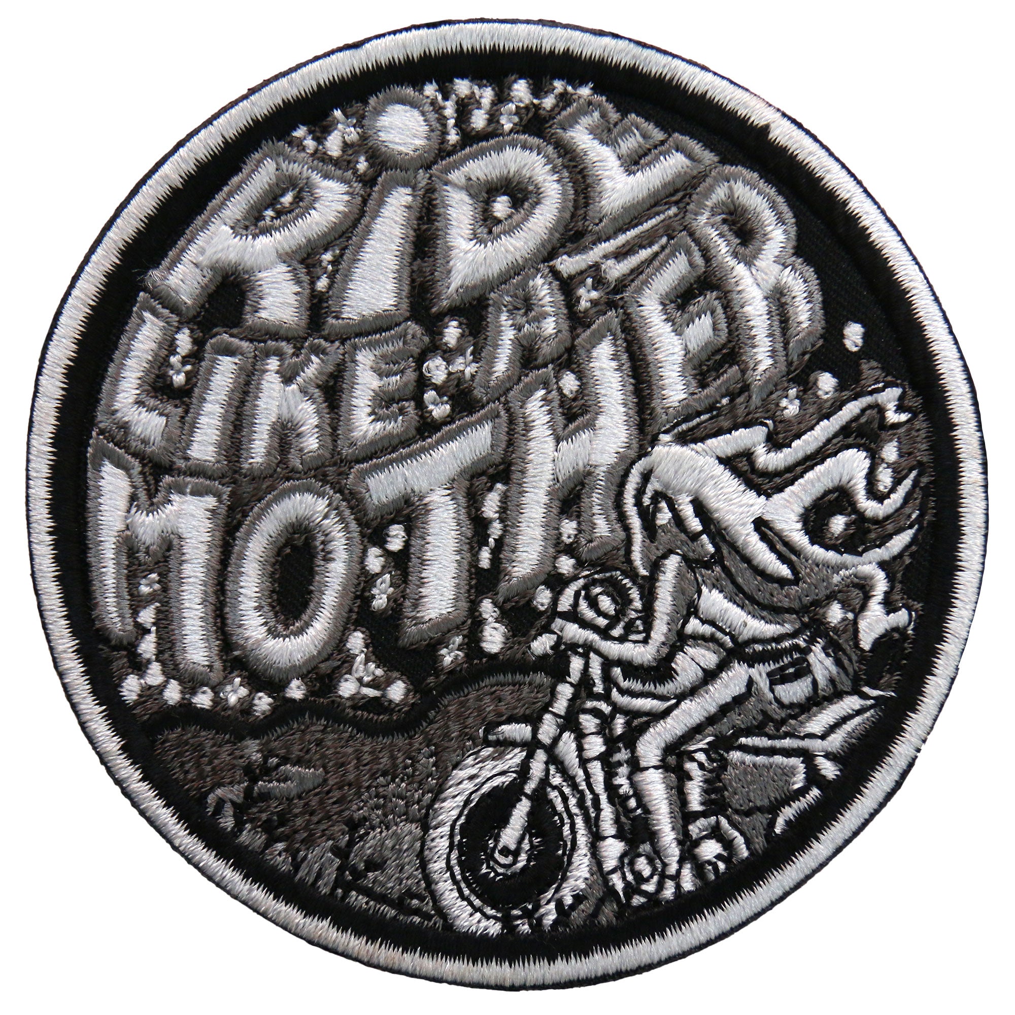 Hot Leathers Ride Like a Mother Embroidered Patch - 3" x 3" - Iron-On or Sew-On - PPQ3030