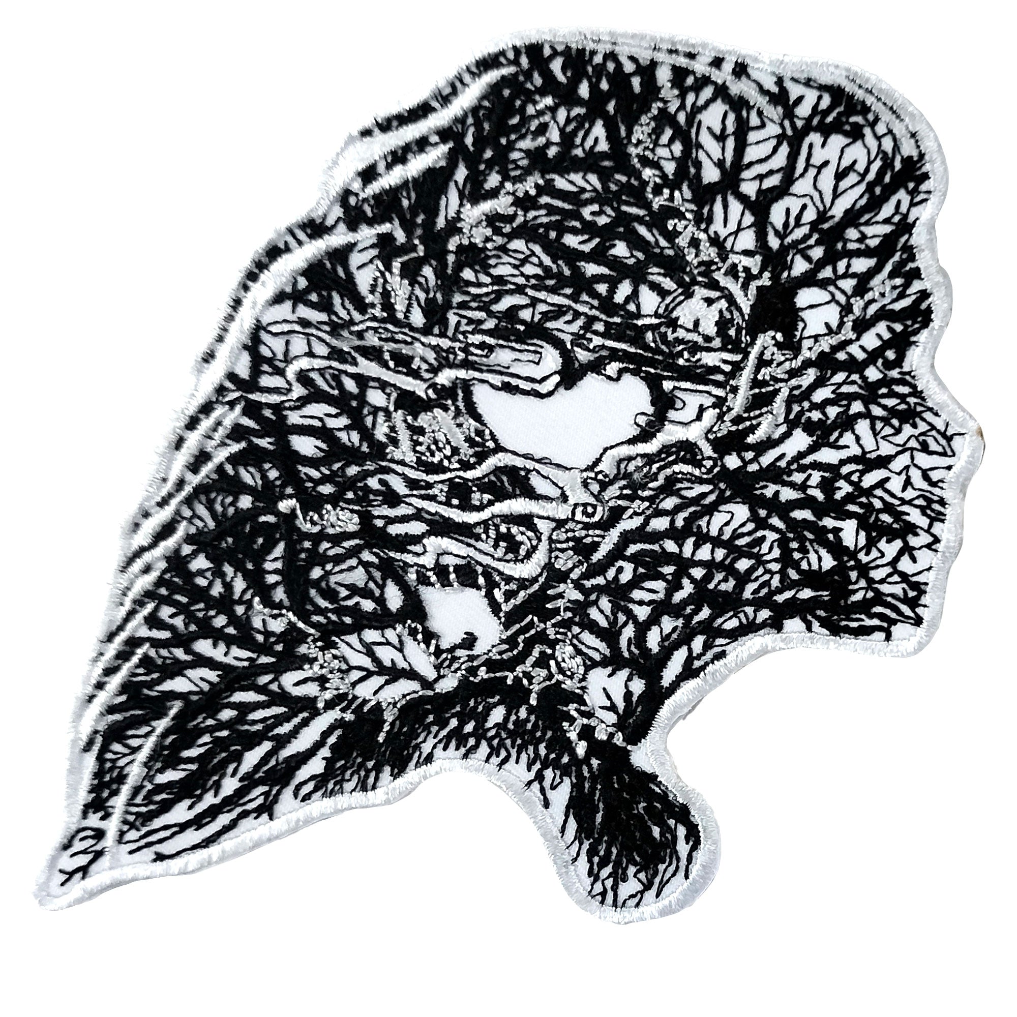 Hot Leathers Tree Silhouette 4 Embroidered Patch - Iron-On or Sew-On - PPQ3053