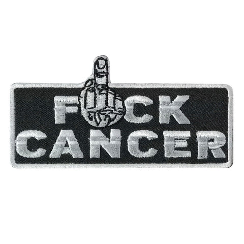 Hot Leathers FUCK CANCER 4" x 2" Embroidered Patch