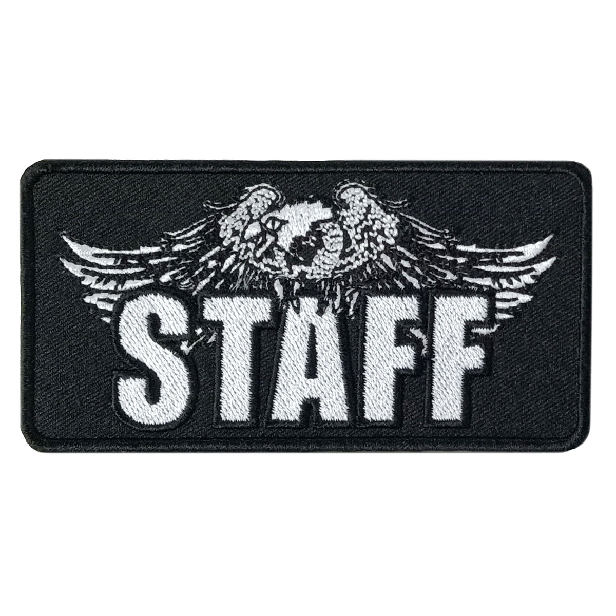 Hot Leathers STAFF EAGLE 4" x 2" Embroidered Patch