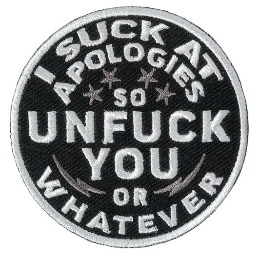 Hot Leathers UNFUCK YOU 3" x 3" Embroidered Patch