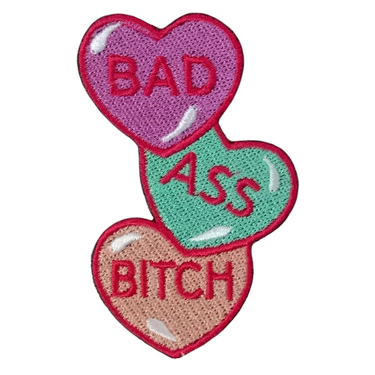 Hot Leathers BAD ASS BITCH 2" x 3" Embroidered Patch