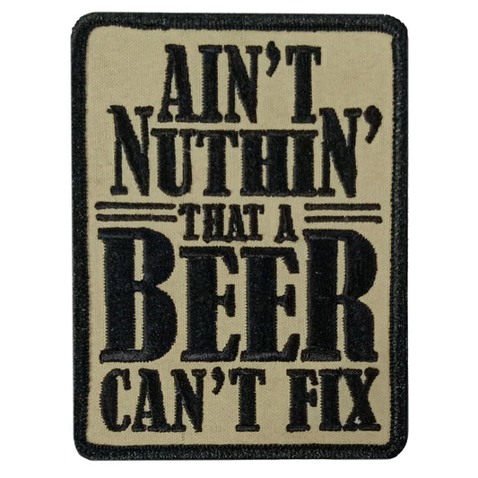 Hot Leathers BEER CANT FIX 3" x 4" Embroidered Patch