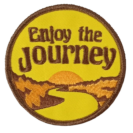 Hot Leathers ENJOY THE JOURNEY 3" x 3" Embroidered Patch