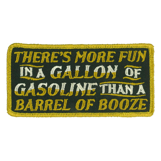 Hot Leathers GALLON OF GASOLINE 4" x 2" Embroidered Patch