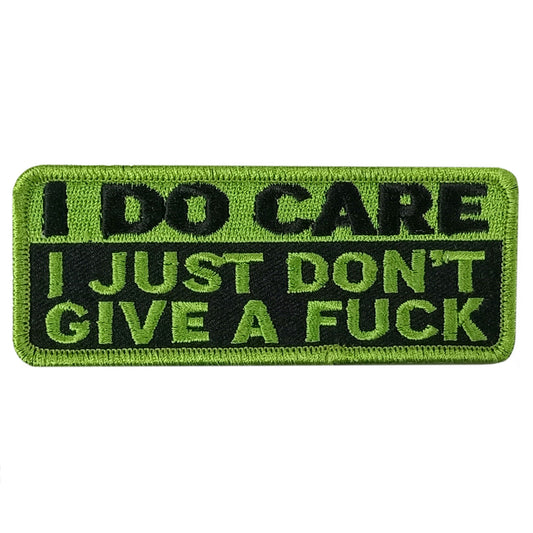 Hot Leathers I DO CARE 4" x 1.5" Embroidered Patch