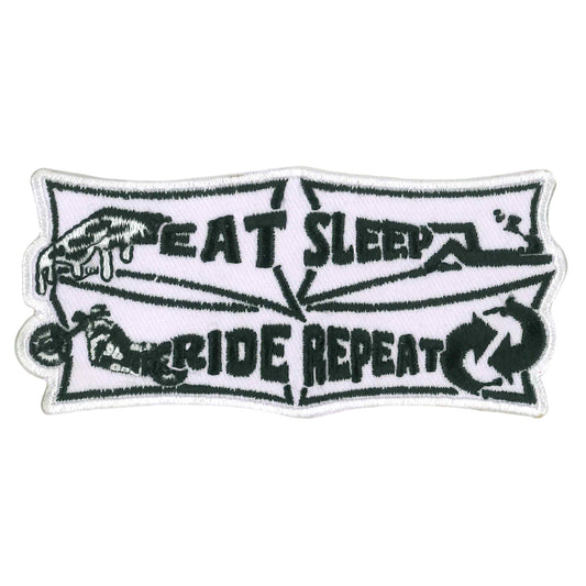 Hot Leathers Eat Sleep Embroidered Patch PPW1227