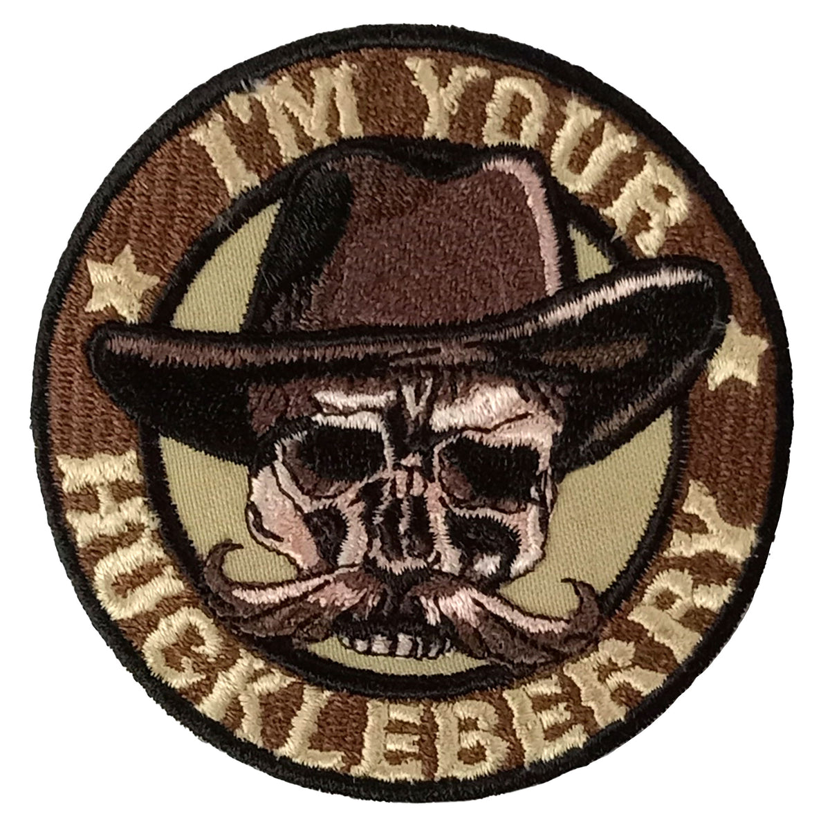 Hot Leathers HUCKELBERRY 3" x 3" Embroidered Patch