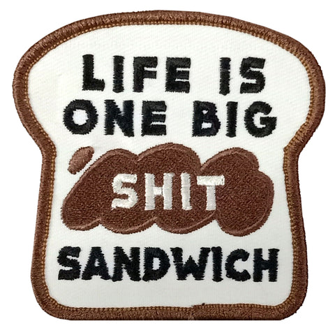 Hot Leathers LIFE IS 3" x 3" Embroidered Patch