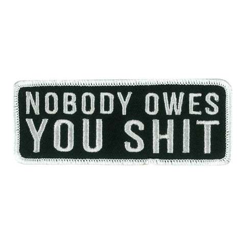 Hot Leathers Nobody Knows Embroidered Patch PPW1247