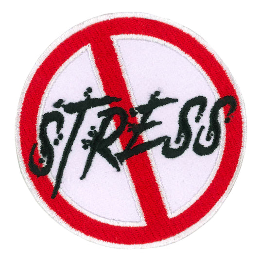 Hot Leathers Stress Embroidered Patch PPW1256