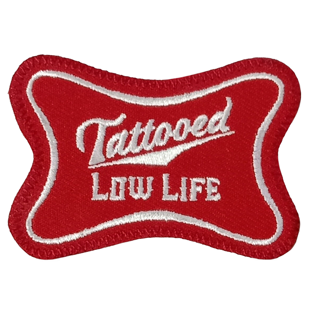 Hot Leathers TATTOOED LOW LIFE 3 x 2 Embroidered Patch