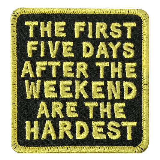 Hot Leathers THE FIRST 2.5 x 2.67 Embroidered Patch