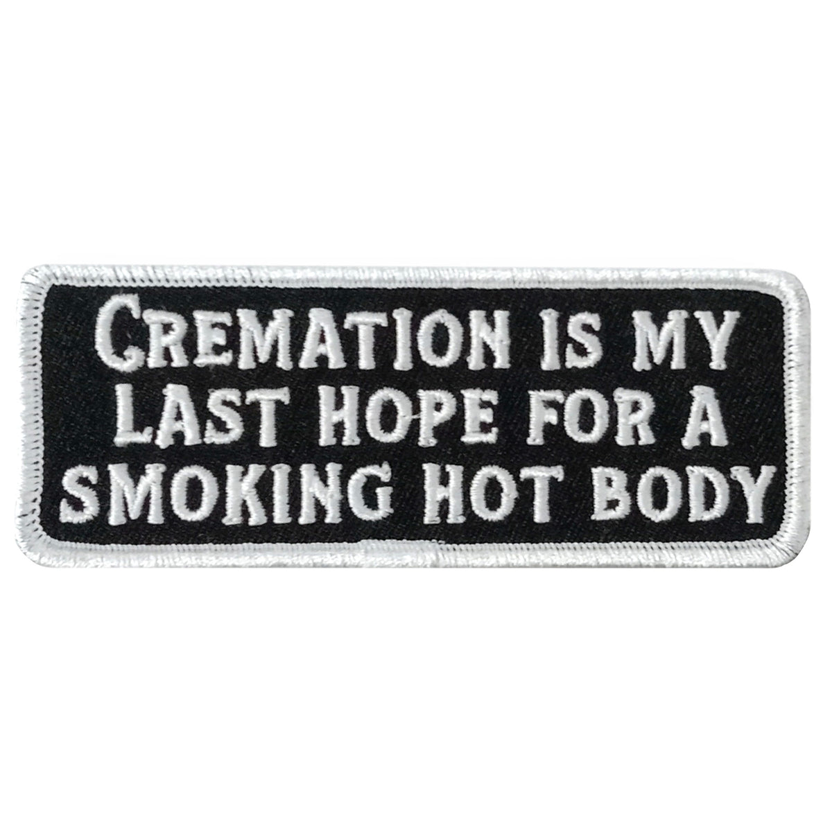 Hot Leathers CREMATION 4 x 1.5" Embroidered Patch