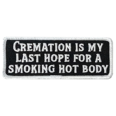 Hot Leathers CREMATION 4 x 1.5" Embroidered Patch