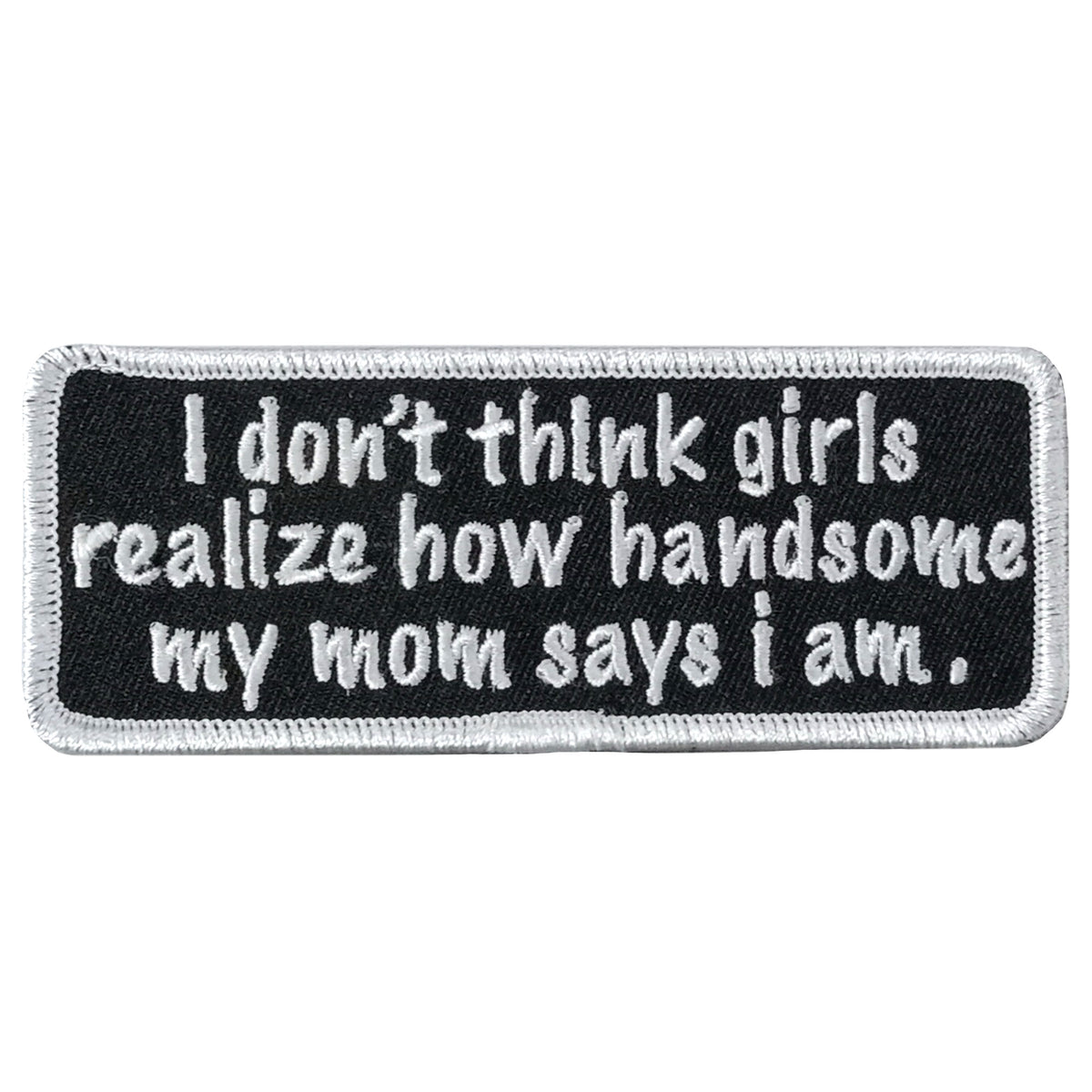 Hot Leathers MOM SAYS I AM 4 x 1.5" Embroidered Patch