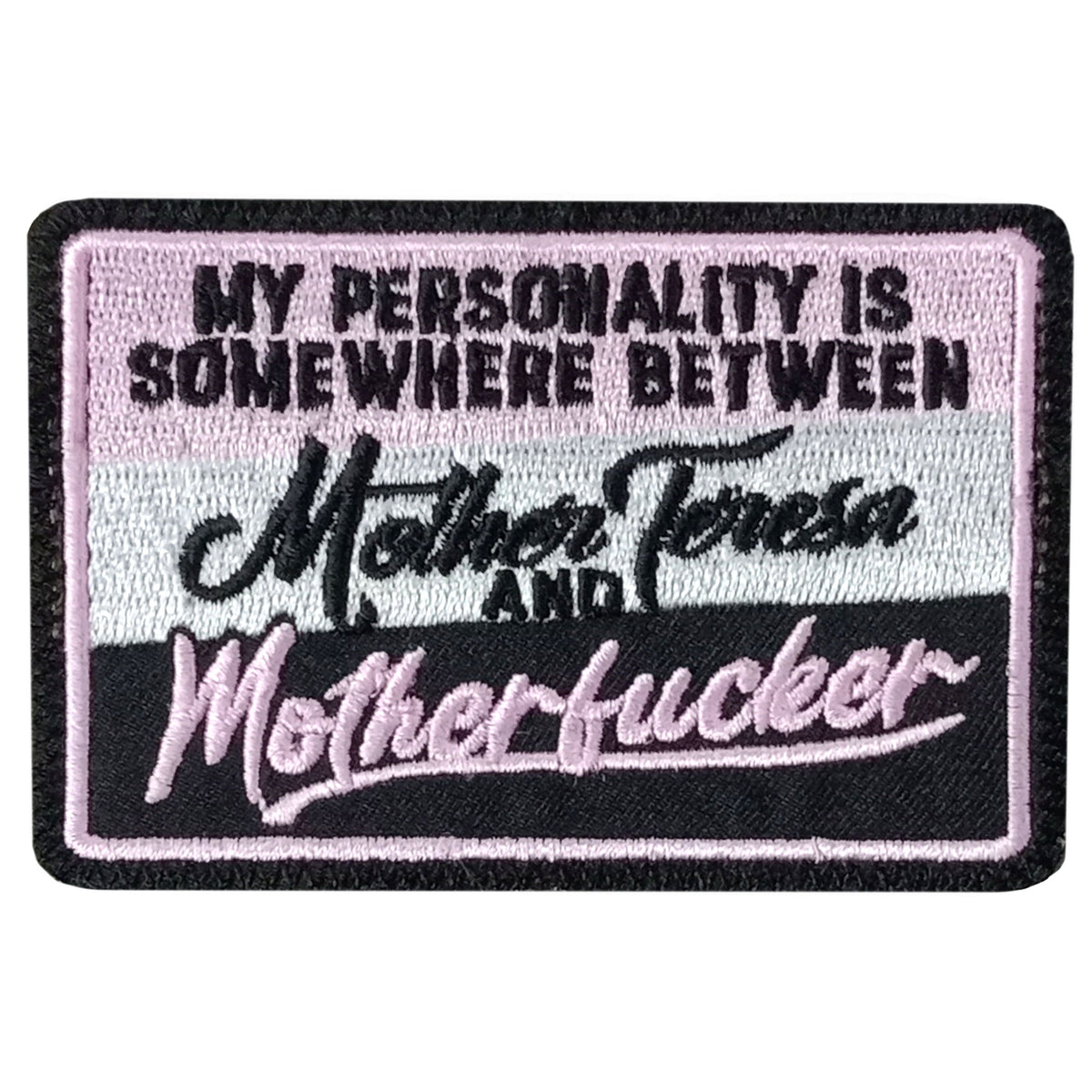 Hot Leathers PERSONALITY 3.5 x 2.3 Embroidered Patch