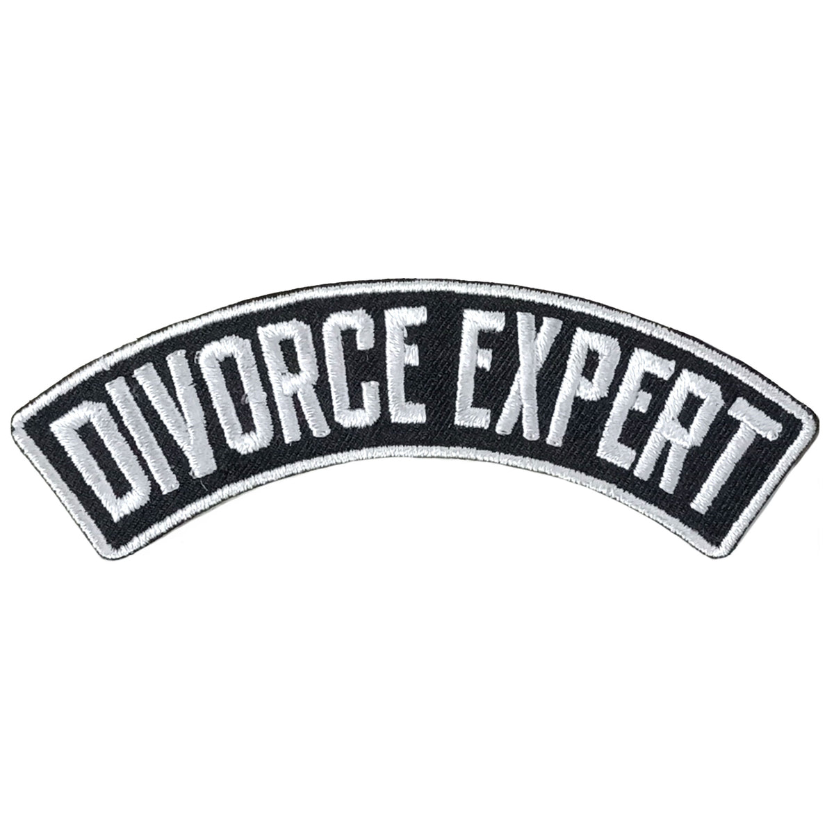 Hot Leathers ROCKER DIVORCE EXPRT TOP 4 x 1.3" Embroidered Patch