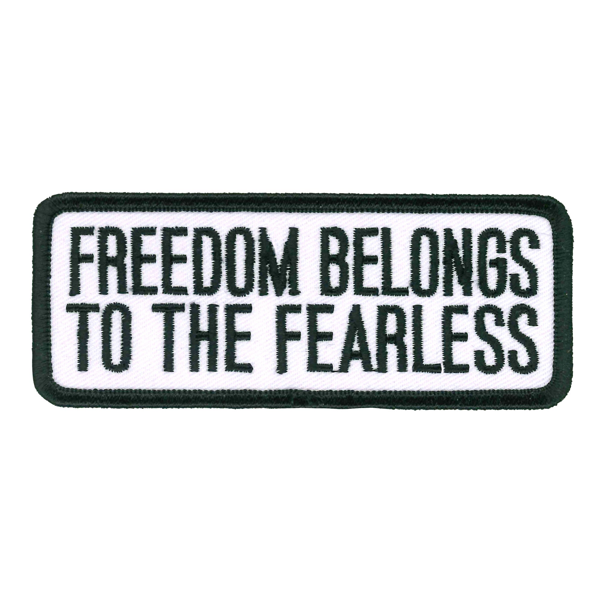 Hot Leathers Freedom Fearless Multi 4 Embroidered Patch - Iron-On or Sew-On - PPW1302