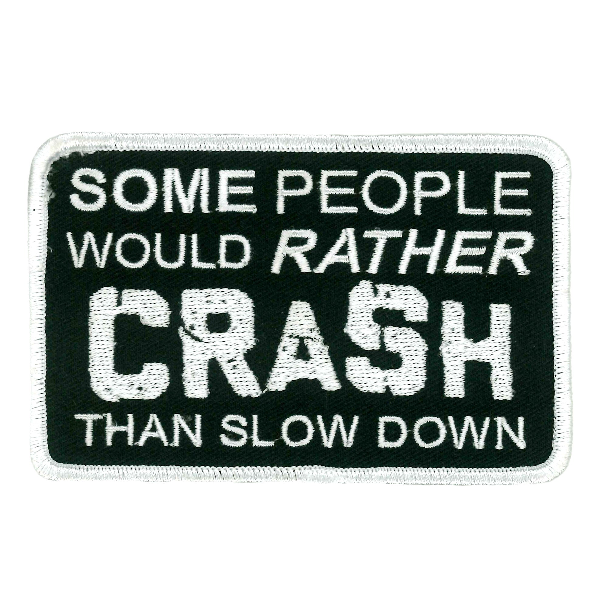 Hot Leathers Rather Crash Multi 4 Embroidered Patch - Iron-On or Sew-On - PPW1303