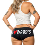 Hot Leathers I Love Bad Boys Boy Shorts