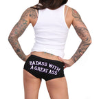 Hot Leathers Badass Boy Shorts PTB7579