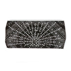 Hot Leathers Bling Bands Black Bandana Rhinestone Crystal Headband Wraps RWC2004