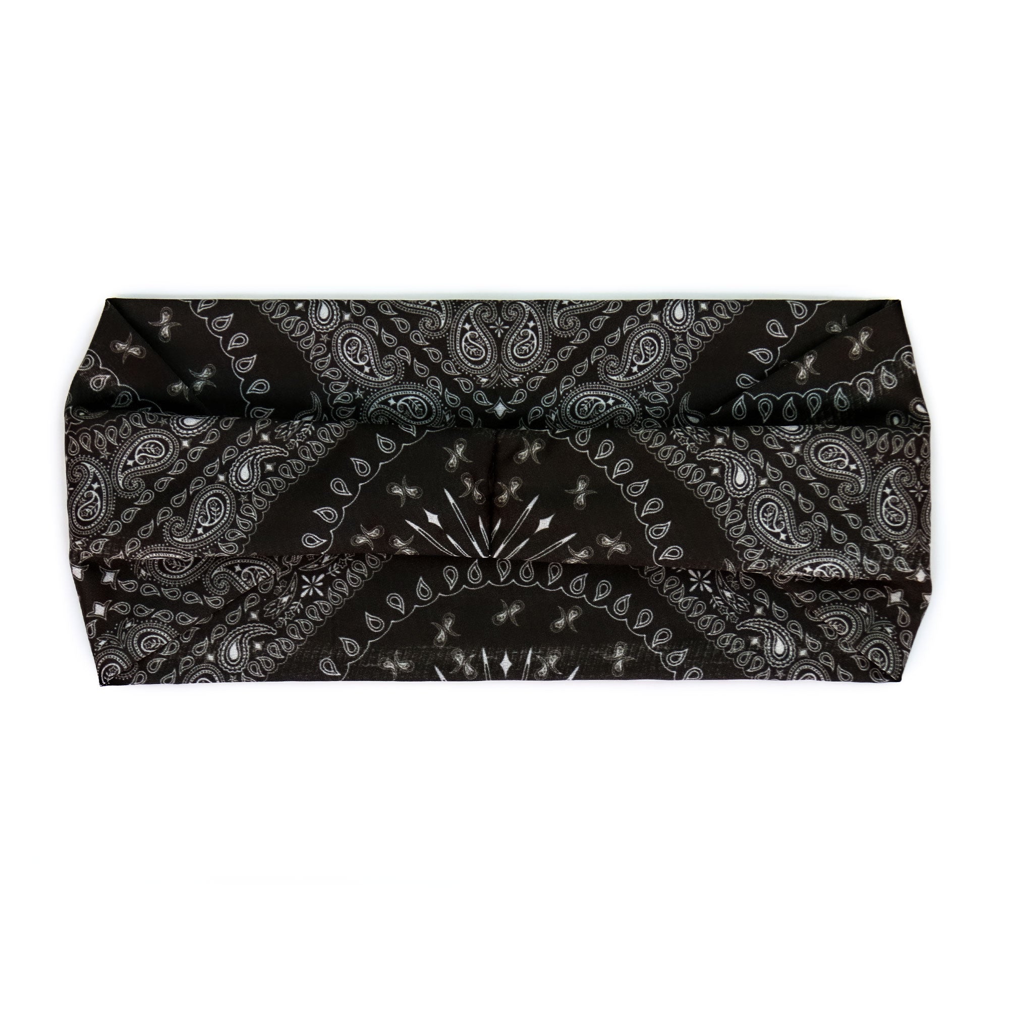 Hot Leathers Bling Bands Black Bandana Rhinestone Crystal Headband Wraps RWC2004
