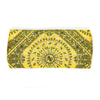 Hot Leathers Bling Bands Yellow Bandana Rhinestone Crystal Headband Wraps RWC2011