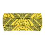 Hot Leathers Bling Bands Yellow Bandana Rhinestone Crystal Headband Wraps RWC2011