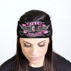 Hot Leathers Bling Bands Biker Grandma Rhinestone Crystal Headband Wraps RWC2012