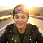 Hot Leathers Bling Bands Biker Grandma Rhinestone Crystal Headband Wraps RWC2012
