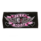 Hot Leathers Bling Bands Biker Mom Rhinestone Crystal Headband Wraps RWC2013