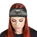 Hot Leathers Bling Bands Downwing Eagle Rhinestone Crystal Headband Wraps RWC2020