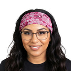Hot Leathers Bling Bands Pink Camo Rhinestone Crystal Headband Wraps RWC2032