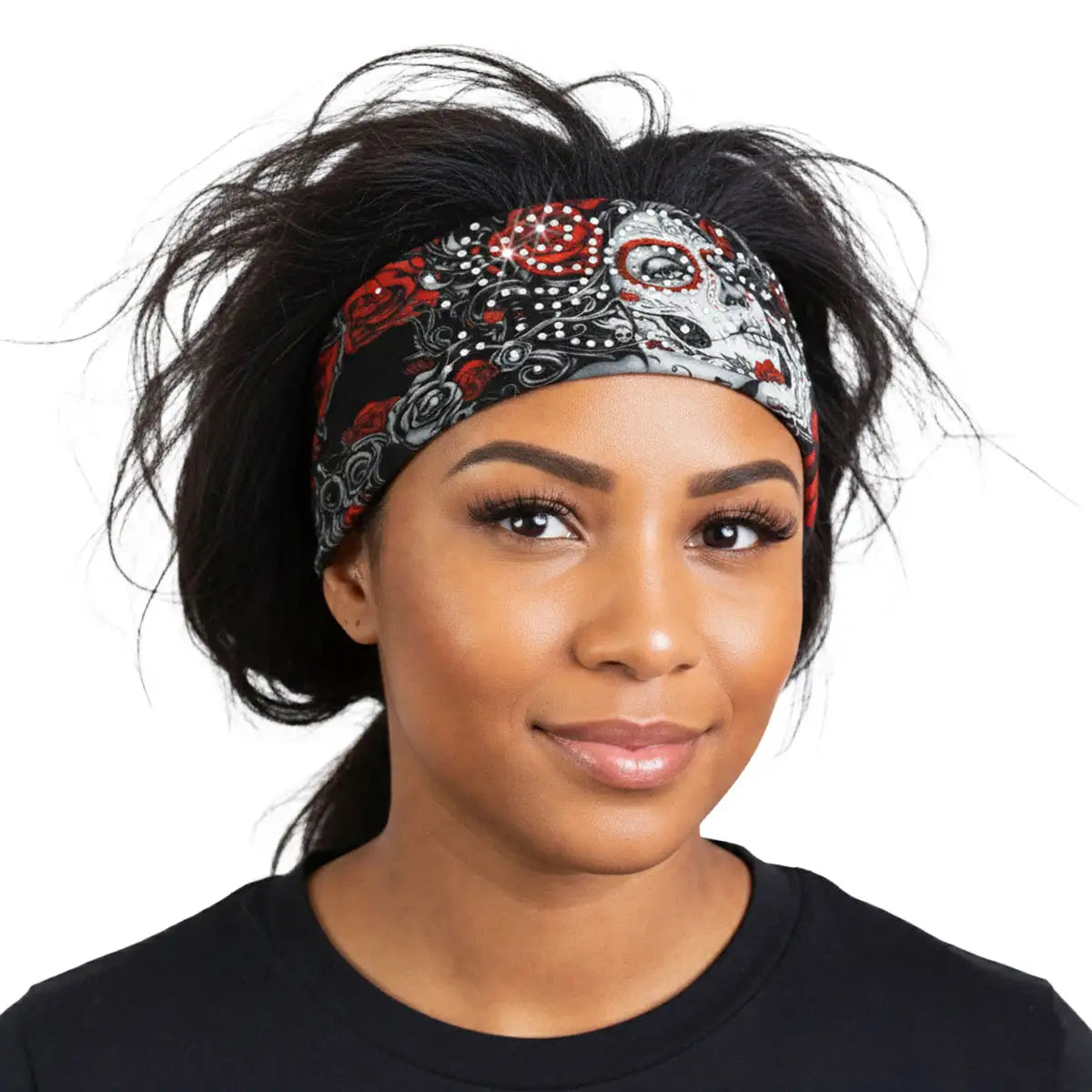 Hot Leathers Bling Bands Sugar Women Rhinestone Crystal Headband Wraps RWC2043